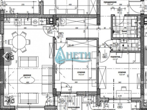 Тристаен апартамент в София, Овча купел - 109 кв.м за 2111 €/кв.м - Снимка #1