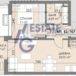 Двустаен апартамент в Бургас, Меден рудник - зона В - 63 кв.м за 1096 €/кв.м - Снимка #1