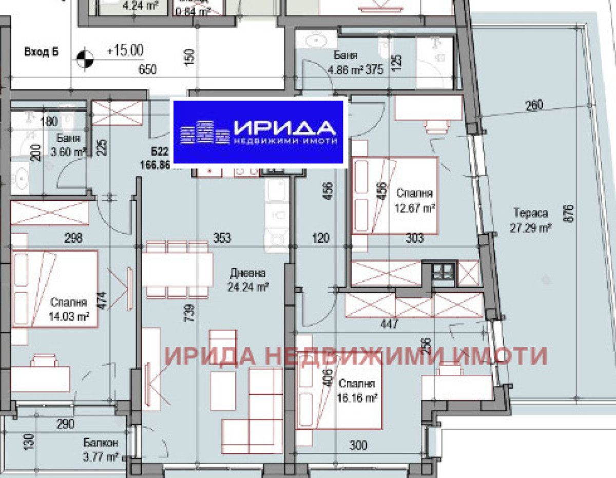 Тристаен апартамент в София, Подуяне - 167 кв.м за 1919 €/кв.м - Снимка #1