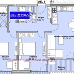 Тристаен апартамент в София, Люлин 6 - 108 кв.м за 1306 €/кв.м - Снимка #1