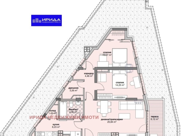 Тристаен апартамент в София, Люлин 6 - 122 кв.м за 1747 €/кв.м - Снимка #1