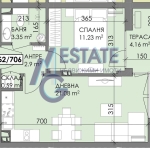 Двустаен апартамент в Бургас, Меден рудник - зона В - 59 кв.м за 1085 €/кв.м - Снимка #1