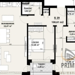 Тристаен апартамент в Бургас, Изгрев - 109 кв.м за 2098 €/кв.м - Снимка #1