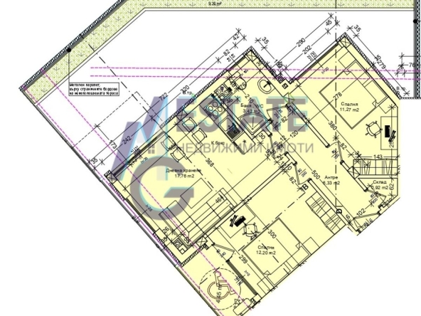 Тристаен апартамент в Бургас, Зорница - 134 кв.м за 1803 €/кв.м - Снимка #1