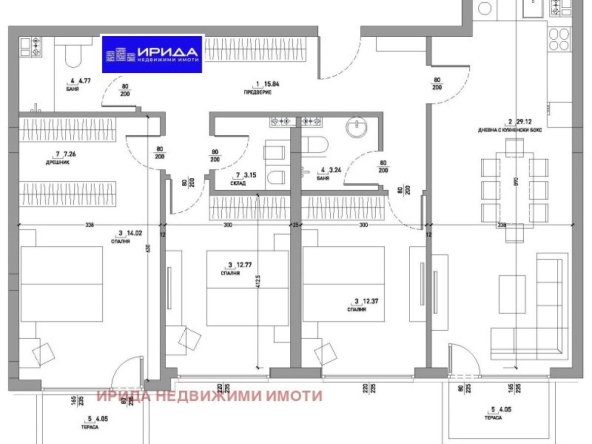 Многостаен апартамент в София, Малинова долина - 153 кв.м за 1779 €/кв.м - Снимка #1