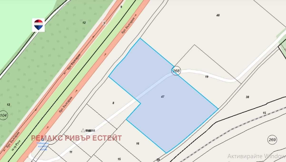 Парцел в Русе, Долапите - 16805 кв.м за 9 €/кв.м - Снимка #1