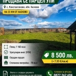 Парцел в Хасково, Дружба 1 - 1160 кв.м за 4 €/кв.м - Снимка #1