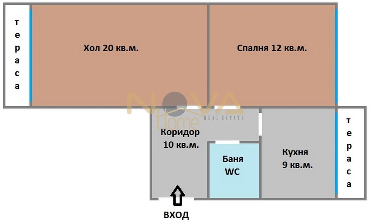 Тристаен апартамент в Варна, Владислав Варненчик - 62 кв.м за 806 €/кв.м - Снимка #1