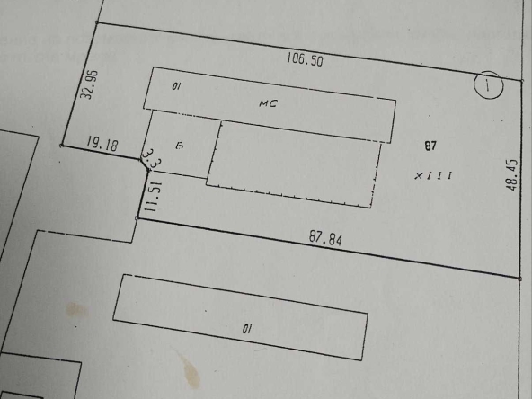 Парцел в Пазарджик, Идеален център - 4863 кв.м за 12 €/кв.м - Снимка #1
