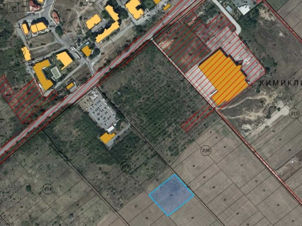 Парцел в Стара Загора, Железник - център - 4129 кв.м за 12 €/кв.м - Снимка #1