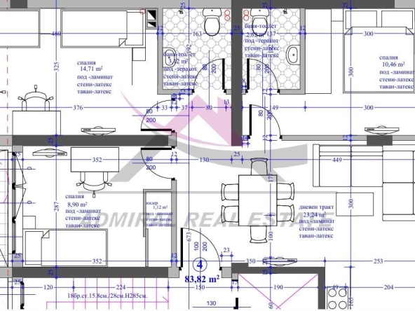 Четиристаен апартамент в Варна, Кайсиева градина - 105 кв.м за 1277 €/кв.м - Снимка #1
