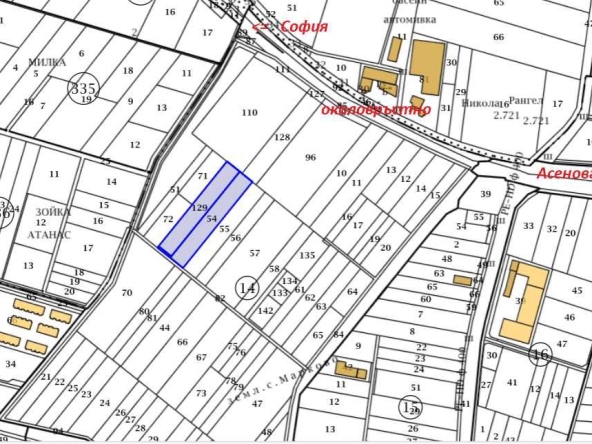 Парцел в Пловдив, Кършияка - 6944 кв.м за 15 €/кв.м - Снимка #1