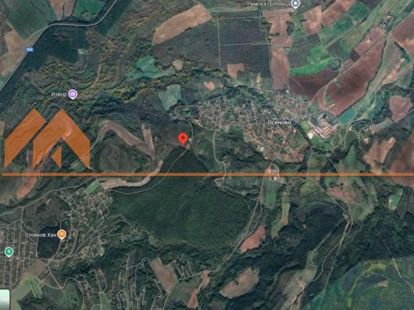 Парцел в с. Осеново, Област Варна - 3650 кв.м за 18 €/кв.м - Снимка #1