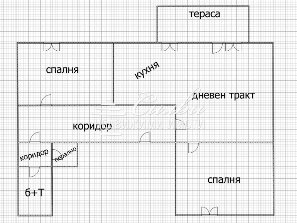 Тристаен апартамент в Шумен, Добруджански - 90 кв.м за 624 €/кв.м - Снимка #1