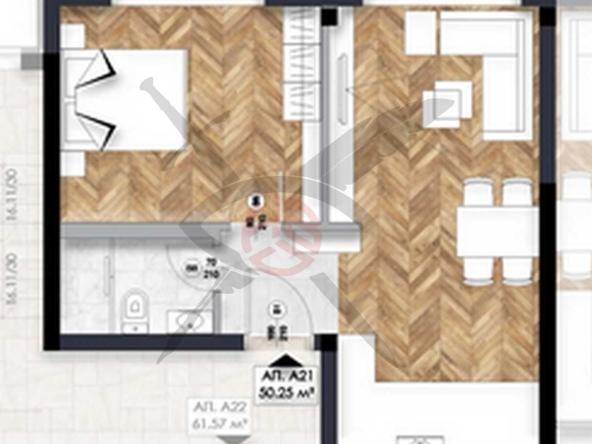 Двустаен апартамент в София, Люлин 6 - 59 кв.м за 1599 €/кв.м - Снимка #1