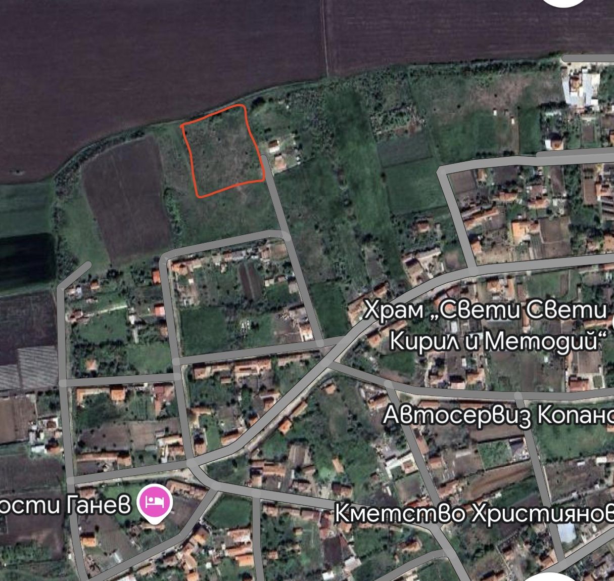 Парцел в с. Християново, Област Стара Загора - 3860 кв.м за 10 €/кв.м - Снимка #1