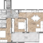 Тристаен апартамент в Пловдив, Кършияка - 113 кв.м за 1089 €/кв.м - Снимка #1