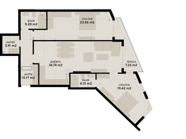 Четиристаен апартамент в София, Овча купел 2 - 139 кв.м за 1652 €/кв.м - Снимка #1