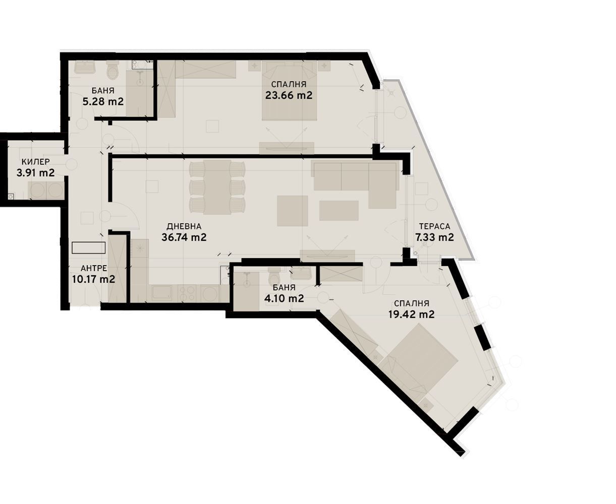 Четиристаен апартамент в София, Овча купел 2 - 139 кв.м за 1652 €/кв.м - Снимка #1