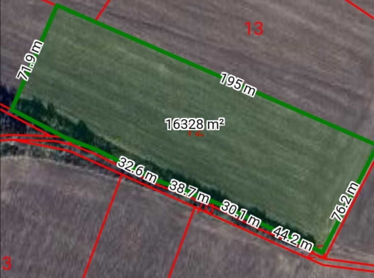 Земеделски имот в Плевен, Идеален център -  кв.м за 1377 €/дка - Снимка #1