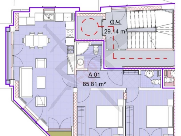 Тристаен апартамент в София, Манастирски ливади - 109 кв.м за 1003 €/кв.м - Снимка #1