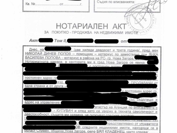 Къща в с. Бял кладенец, Област Сливен - 5000 кв.м за 3 €/кв.м - Снимка #1