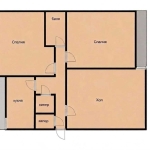 Тристаен апартамент в Перник, Мошино - 89 кв.м за 568 €/кв.м - Снимка #1
