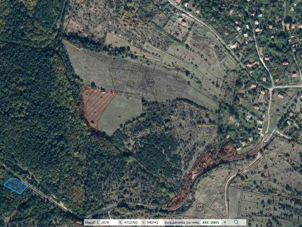 Парцел в с. Вакарел, Област София-област - 1500 кв.м за 10 €/кв.м - Снимка #1