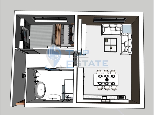 Двустаен апартамент в Велико Търново, Бузлуджа - 77 кв.м за 1052 €/кв.м - Снимка #1