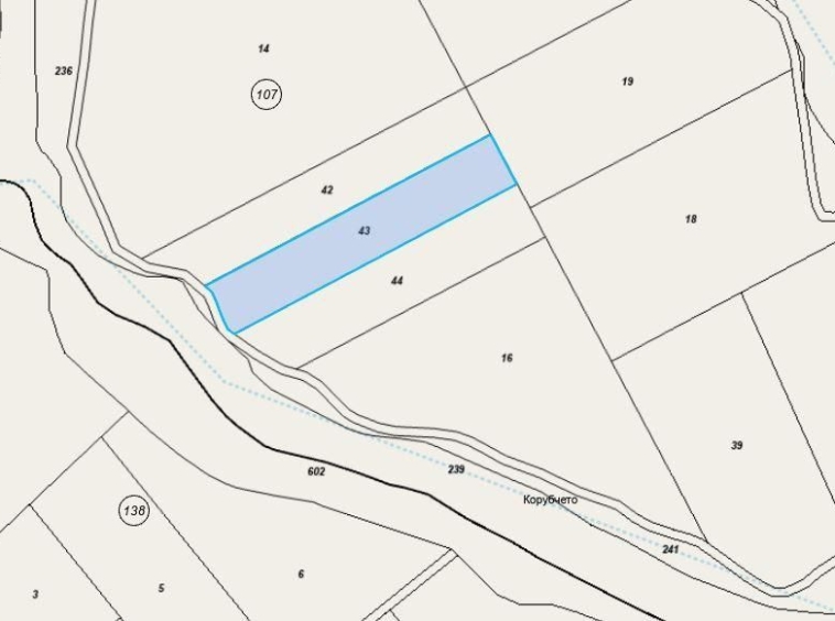 Парцел в с. Ново Паничарево, Област Бургас - 3668 кв.м за 1 €/кв.м - Снимка #1