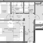 Тристаен апартамент в Пловдив, Гагарин - 105 кв.м за 1105 €/кв.м - Снимка #1