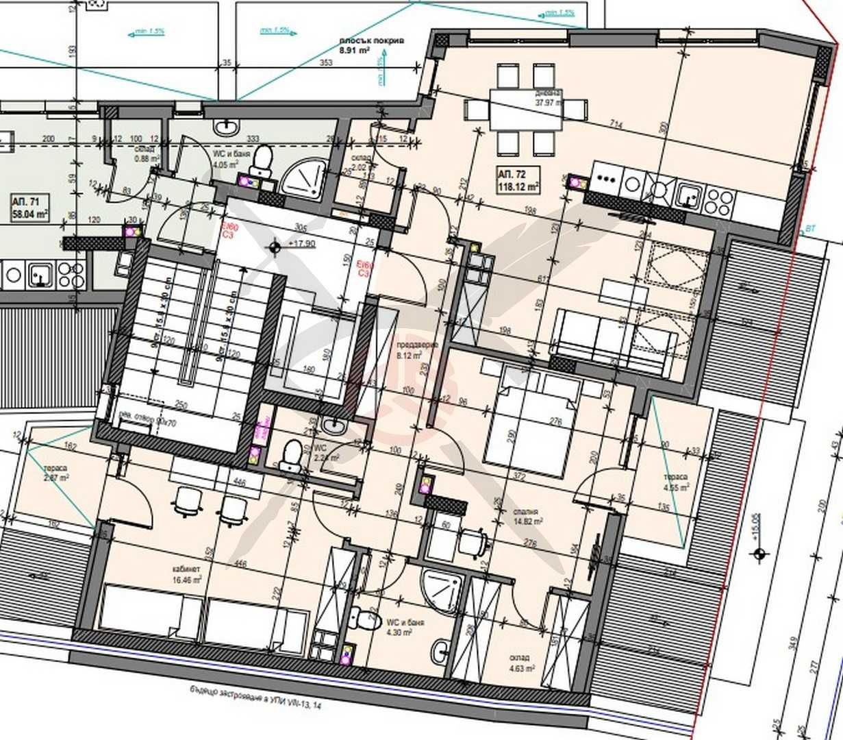 Тристаен апартамент в София, Банишора - 135 кв.м за 1175 €/кв.м - Снимка #1