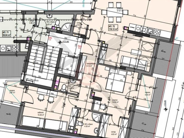 Тристаен апартамент в София, Банишора - 135 кв.м за 2303 €/кв.м - Снимка #1
