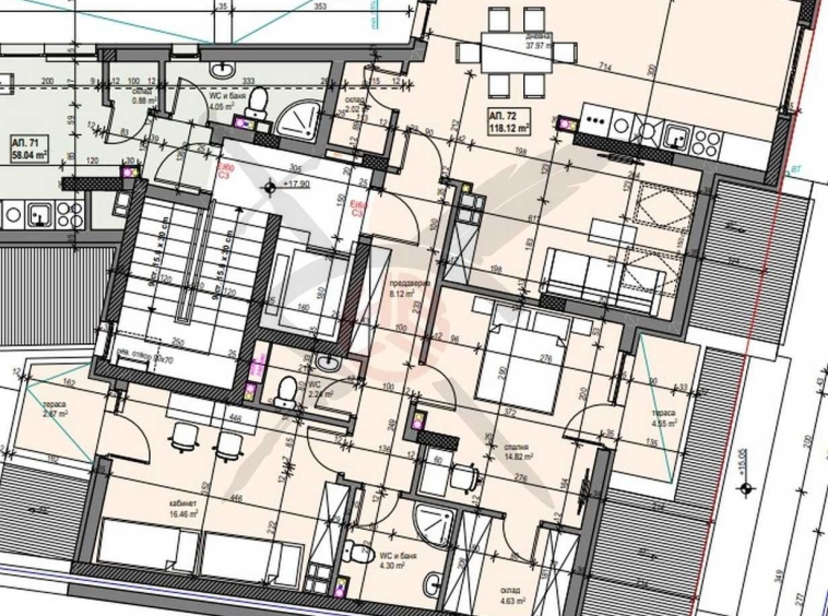 Тристаен апартамент в София, Банишора - 135 кв.м за 2303 €/кв.м - Снимка #1