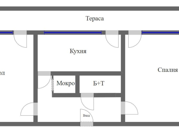 Двустаен апартамент в Бургас, Славейков - 60 кв.м за 1817 €/кв.м - Снимка #1