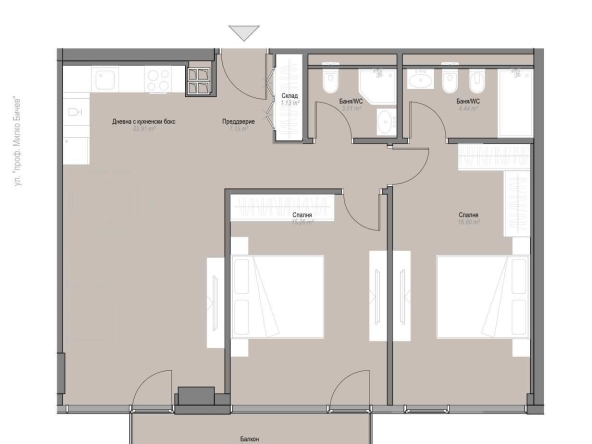 Тристаен апартамент в София, Оборище - 118 кв.м за 1405 €/кв.м - Снимка #1