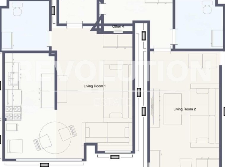 Двустаен апартамент в Пловдив, Център - 79 кв.м за 2912 €/кв.м - Снимка #1