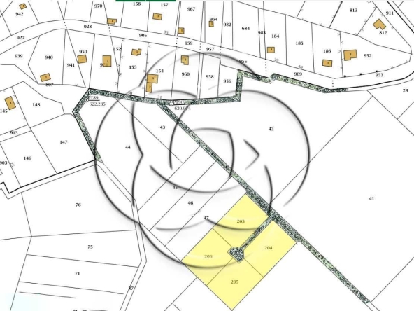 Парцел в с. Хераково, Област София-област - 3284 кв.м за 39 €/кв.м - Снимка #1