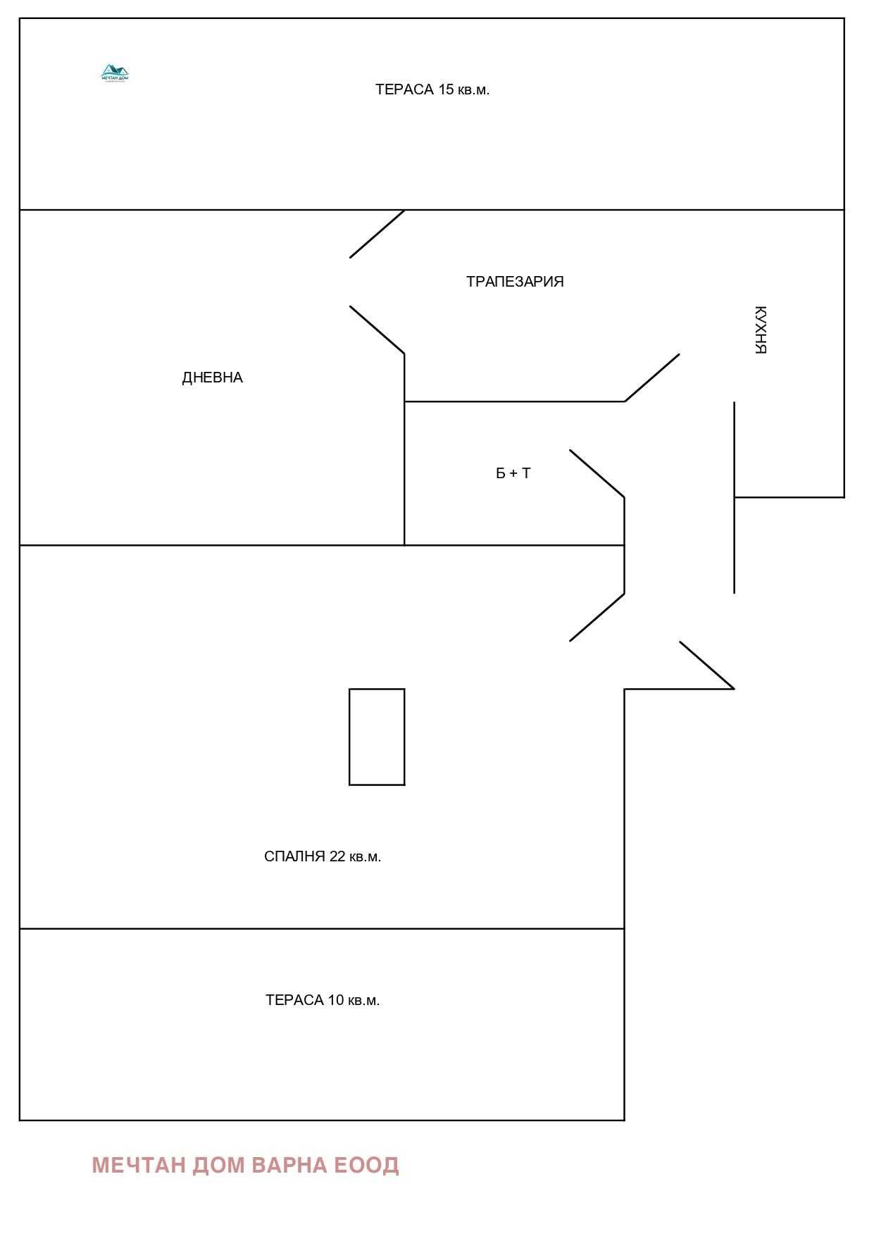 Тристаен апартамент в Варна, Окръжна болница - 88 кв.м за 985 €/кв.м - Снимка #1