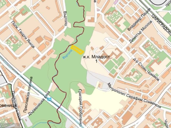 Парцел в София, Младост 1 - 2055 кв.м за 49 €/кв.м - Снимка #1