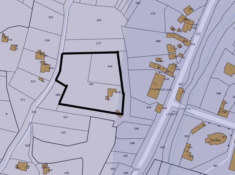 Парцел в с. Стоките, Област Габрово - 4420 кв.м за 4 €/кв.м - Снимка #1