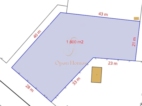 Парцел в с. Войсил, Област Пловдив - 1800 кв.м за 27 €/кв.м - Снимка #1