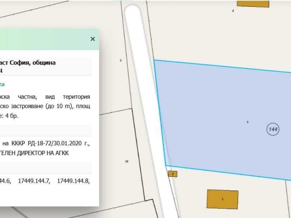 Парцел в с. Градец, Област София-област - 871 кв.м за 31 €/кв.м - Снимка #1