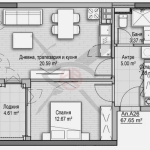 Двустаен апартамент в София, Хладилника - 68 кв.м за 2103 €/кв.м - Снимка #1