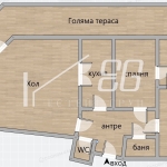 Тристаен апартамент в Варна, Зимно кино Тракия - 142 кв.м за 647 €/кв.м - Снимка #1