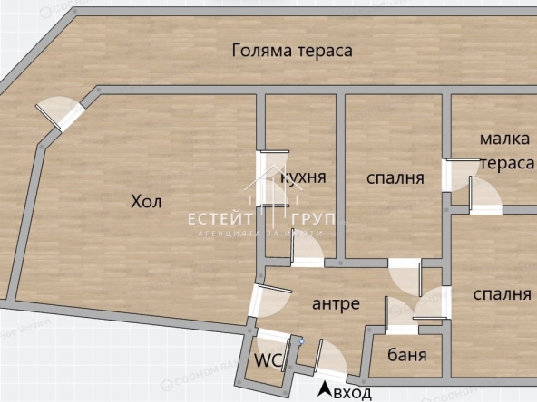 Четиристаен апартамент в Варна, Зимно кино Тракия - 142 кв.м за 1620 €/кв.м - Снимка #1