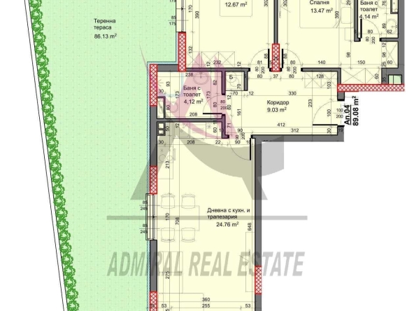 Тристаен апартамент в Варна, Възраждане 3 - 189 кв.м за 990 €/кв.м - Снимка #1