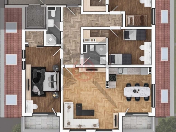 Четиристаен апартамент в София, Лозенец - 208 кв.м за 3439 €/кв.м - Снимка #1