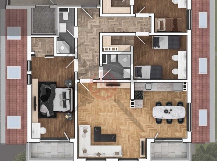 Четиристаен апартамент в София, Лозенец - 208 кв.м за 3439 €/кв.м - Снимка #1