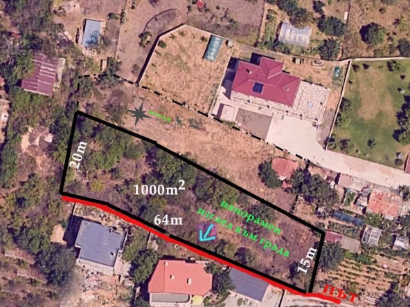 Парцел в Варна, ВИНС - 1000 кв.м за 65 €/кв.м - Снимка #1